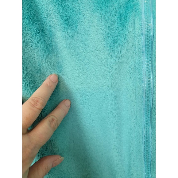 The North Face Women's Size Large Green Mock Neck Jacket FLAWS Please Read - Picture 5 of 10